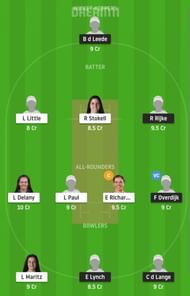 ND-W vs IR-W Dream11 Fantasy Suggestion #1